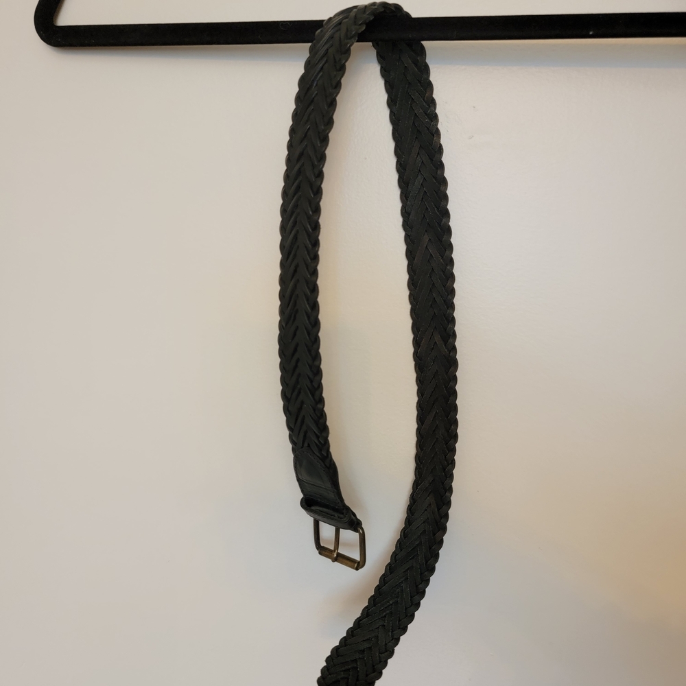Genuine Leather Chevron Belt